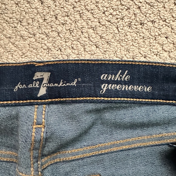 7 for All Mankind ankle jeans 29’ waist - Picture 4 of 5